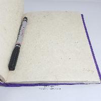 Swayambhunath Printed, Lokta Paper [medium] Notebook, [45 Pages], [screen Print]