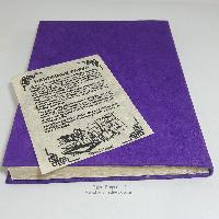 Swayambhunath Printed, Lokta Paper [medium] Notebook, [45 Pages], [screen Print]