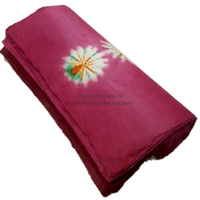 Nepali Lokta Wrapping Paper, [tie Dye]