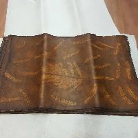 Nepali Lokta Wrapping Paper, [veggie Dye], Dark Brown