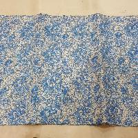 Nepali Lokta Wrapping Paper, Flower Printed, [screen Print]