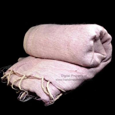 Yak Wool Shawl, Nepali Acrylic Hand Loom Shawl, [light Blue]