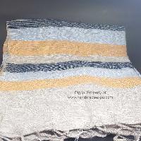 Yak Wool Shawl, Nepali Acrylic Hand Loom Shawl, [strip] V3