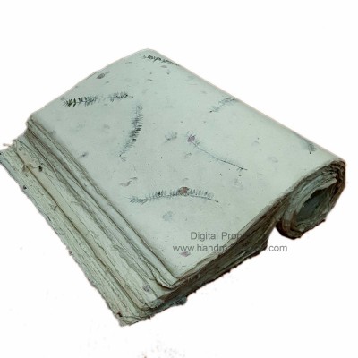 Nepali Lokta Wrapping Paper, [with Flowers Petals], V1