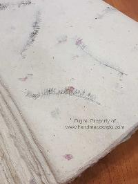 Nepali Lokta Wrapping Paper, [with Flowers Petals], V1