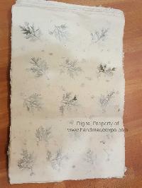 Nepali Lokta Wrapping Paper, [with Flowers Petals], V2