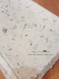 Nepali Lokta Wrapping Paper, [with Flowers Petals], V3