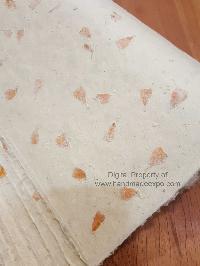 Nepali Lokta Wrapping Paper, [with Flowers Petals], V6