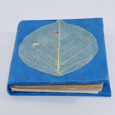 [tiny] Lokta Paper Notebook, [with Leaf]