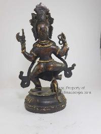 Tibetan Statue Of Ganesh [antique Finishing]