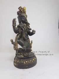 Tibetan Statue Of Ganesh [antique Finishing]