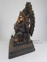 Statue Of Ganesh, [antique Finishing]