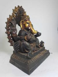 Statue Of Ganesh, [antique Finishing]