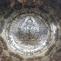 Fine Carving Singing Bowl [jambati], With [aparimita], [etching Carving], [select Accessories]