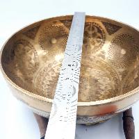 Fine Carving Singing Bowl [jambati], With [vajrayogini], [etching Carving], [select Accessories]