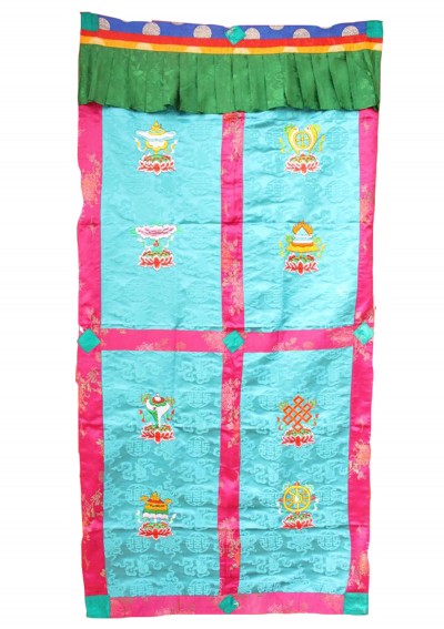 Brocade Tibetan Door Curtain