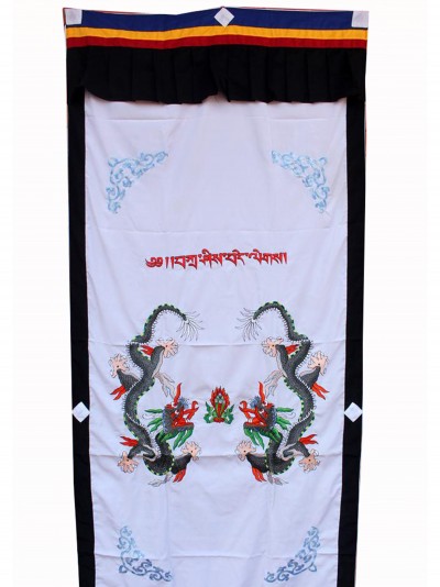 Brocade Tibetan Door Curtain