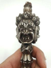 Iron Phurba With Three Heads