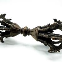 Five Point Dorje Vajra With Chocolate Oxidation