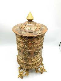 Large Size, Table Prayer Wheel With Mantra