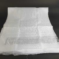 Offering Khada With Ashtamangala Prints, [white] Large