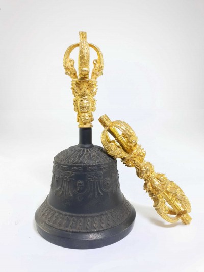 [deheradun], Bronze Bell And Dorje [vajra]