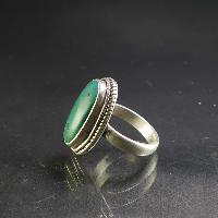Turquoise Silver Ring [old Tibetan Turquoise]