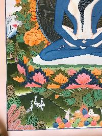 Tibetan Thangka Of Samantabhadra