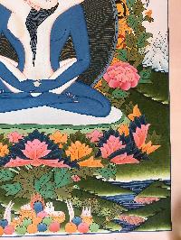 Tibetan Thangka Of Samantabhadra