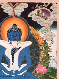 Tibetan Thangka Of Samantabhadra
