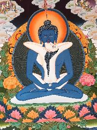 Tibetan Thangka Of Samantabhadra