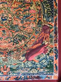 Tibetan Thangka Of Wheel Of Life - Bhavacakra - Reduk
