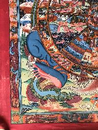 Tibetan Thangka Of Wheel Of Life - Bhavacakra - Reduk