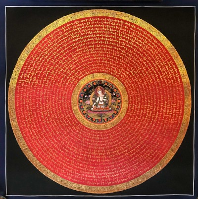 Tibetan Mantra Mandala, [color]