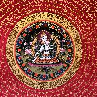 Tibetan Mantra Mandala, [color]
