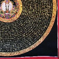 Tibetan Mantra Student Square Mandala, [color]