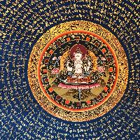 Tibetan Mantra Mandala, [color]