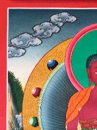 Tibetan Thangka Of Amitabha Buddha