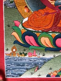 Tibetan Thangka Of Amitabha Buddha