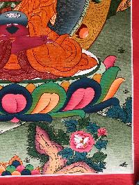 Tibetan Thangka Of Amitabha Buddha