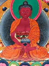 Tibetan Thangka Of Amitabha Buddha