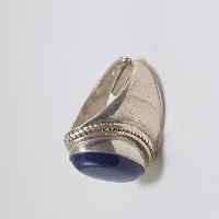 Nepali Silver Ring With Lapis Lazuli Nepali Silver Ring With Lapis Lazuli