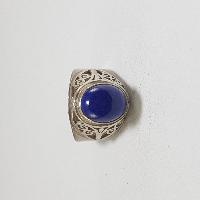 Nepali Silver Ring With Lapis Lazuli