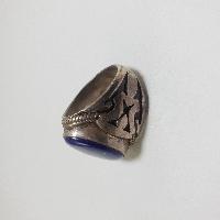Nepali Silver Ring With Lapis Lazuli
