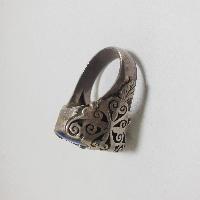 Nepali Silver Ring With Lapis Lazuli