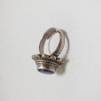 Nepali Silver Ring With Lapis Lazuli