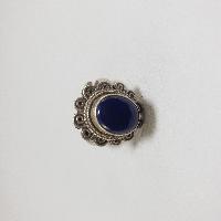 Nepali Silver Ring With Lapis Lazuli