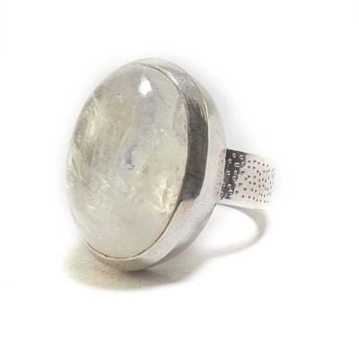 Moonstone Silver Ring