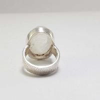 Moonstone Silver Ring