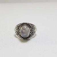 Moonstone Silver Ring